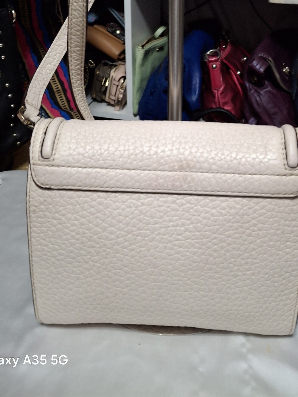 Kate Spade Everett way Merrick crossbody bag in bone 8x6 - Picture 2 of 10